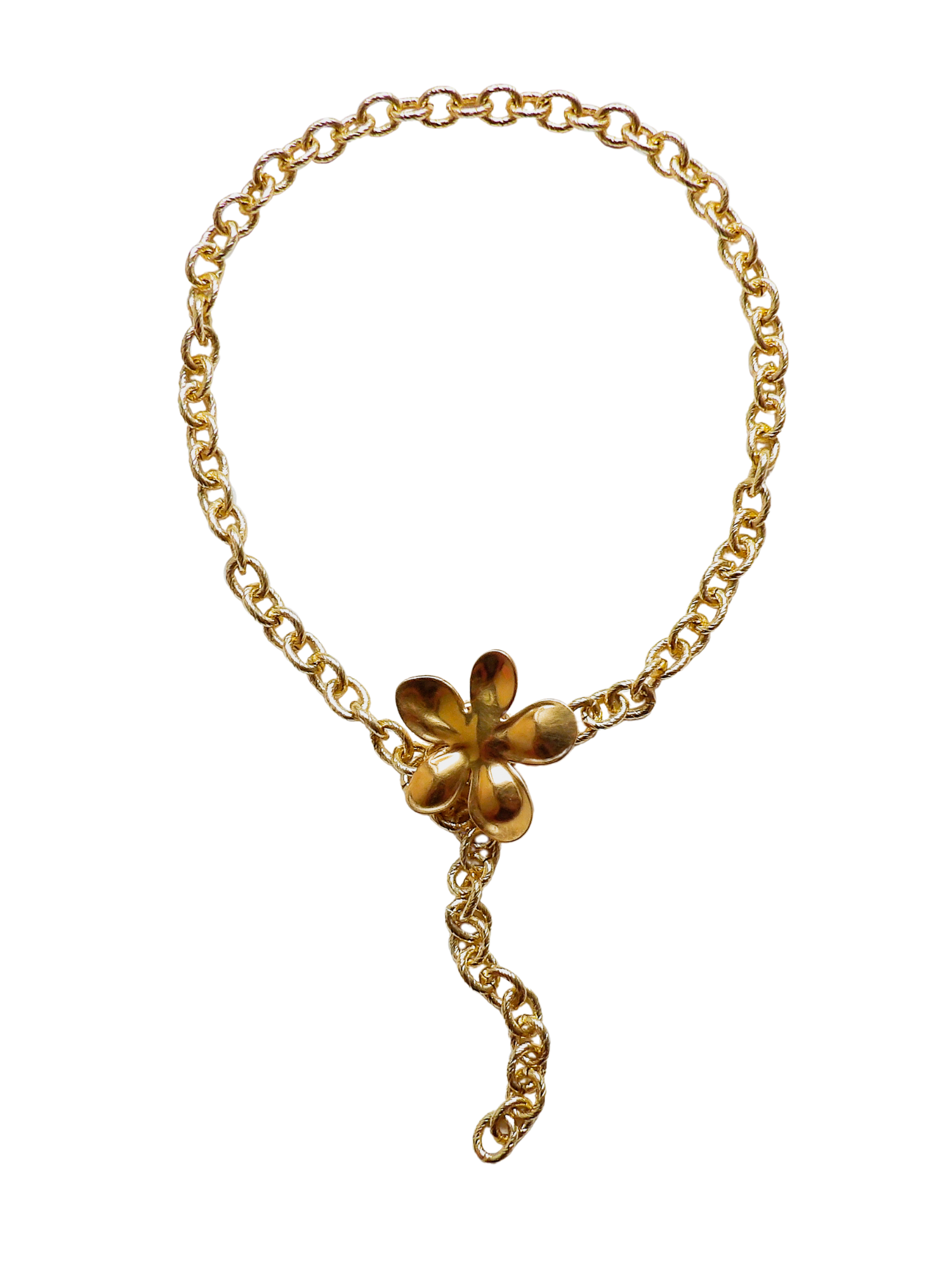 FUN FLOWER BROOCH (GOLD)