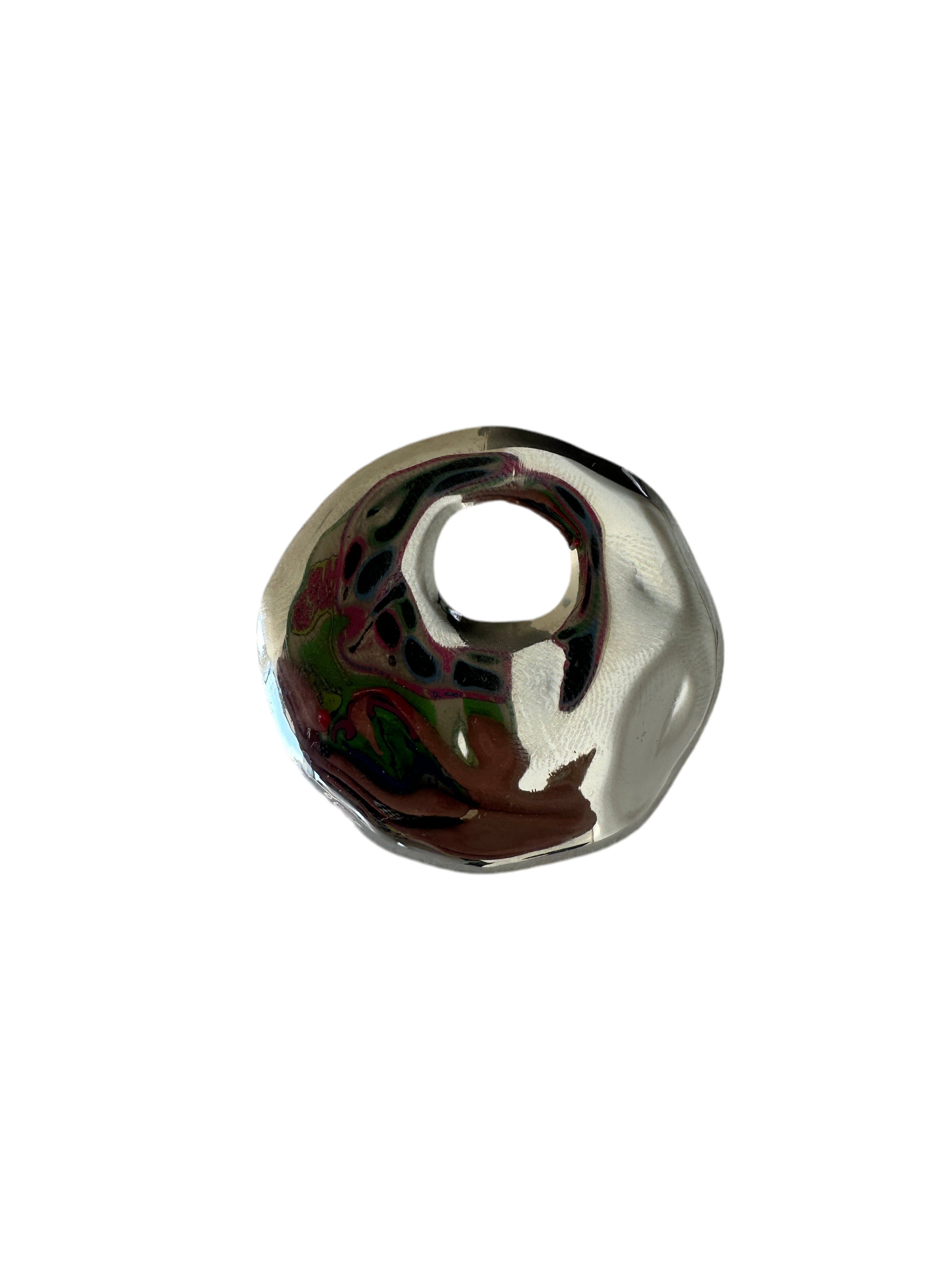 FUN ROUND BROOCH (SILVER)