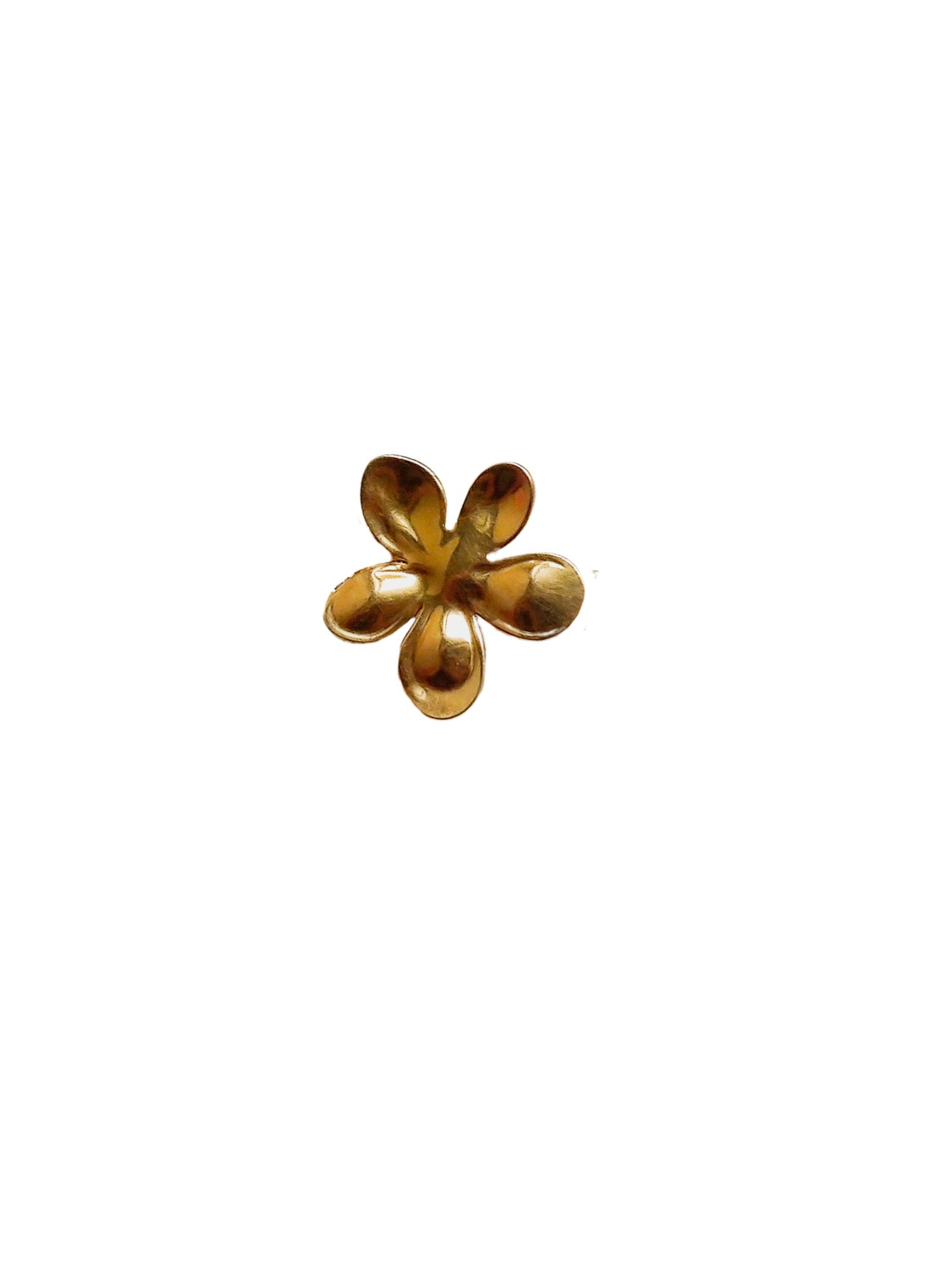 FUN FLOWER BROOCH (GOLD)