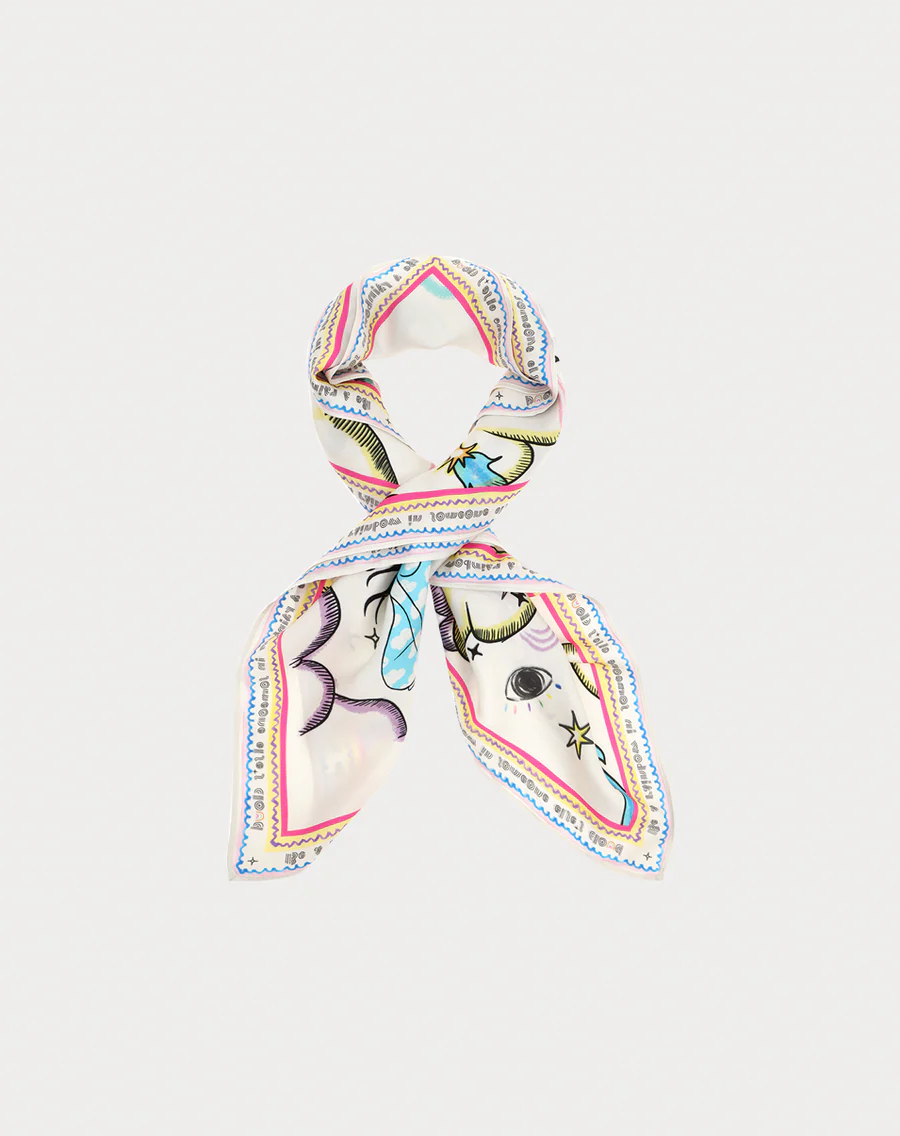 ENLIGHTENMENT HEAD SCARF & EVIL EYE BROOCH