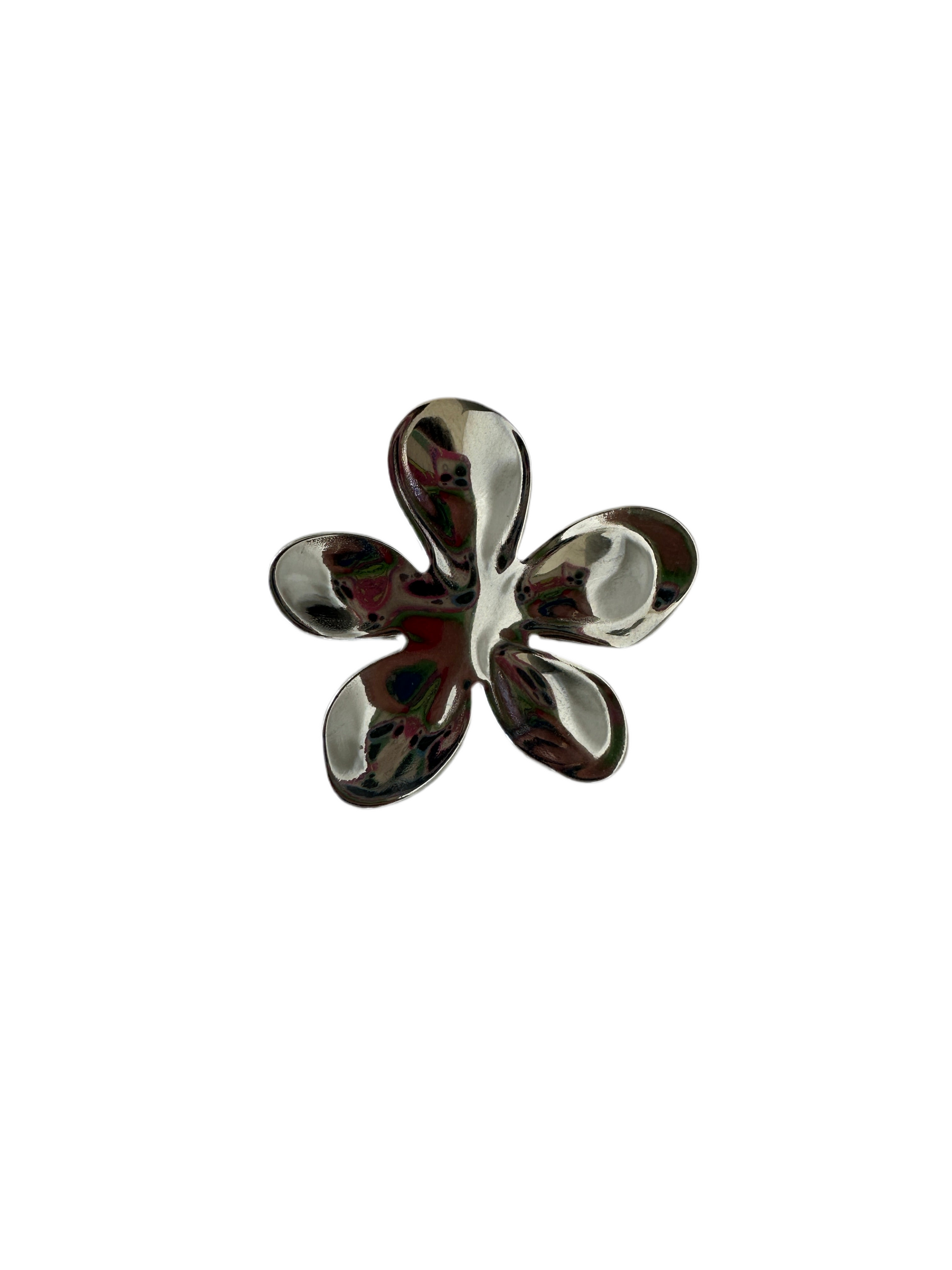 FUN FLOWER BROOCH (SILVER)